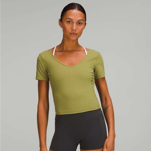Lululemon Align T-Shirt Bronze Green - Picture 1 of 5